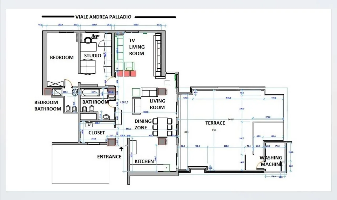 Ferienwohnung Palladio 20 Loft And Terrace Verona
